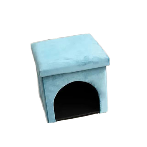 2024 Hot-Selling Foldable Fabric Ottoman <b>Storage</b> <b>Stool</b> for Living Room Bedroom Hospital or Gym - Product Image 1