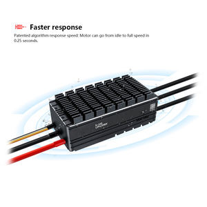 U200 200A Brushless ESC 5-14S Wide Voltage IPX4 Waterproof 320g With 1050μs-1940μs Throttle Pulse Range Electronic Speed Control - Product Image 5
