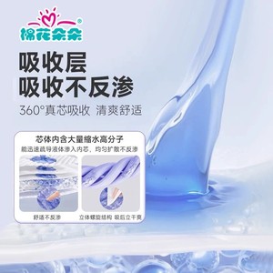 Serviettes hygiéniques en coton, culottes de soins médicaux, utilisation jour et nuit, serviettes menstruelles jetables, surface en coton doux - Product Image 2