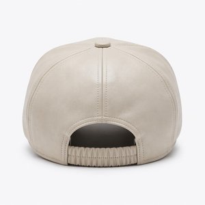 Boina Ajustable de Piel Sintética Estampada de Alta Calidad con Logotipo de Cadena Personalizado, Gorra Elegante de Moda, Fabricante OEM ODM, Pedidos al por Mayor, China - Product Image 4