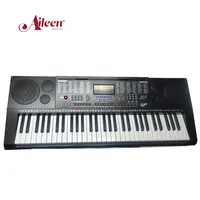 AileenMusic 61キーピアノスタイル、USBプレーヤー電動ミュージカルキーボード (MK61823)