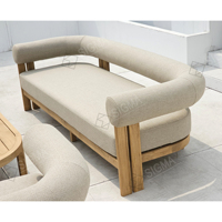 Direct de l'usine Sigma Design Bois moderne de luxe Couleur personnalisée Meubles de patio de jardin Ensembles de canapé Ensemble de canapés de jardin extérieur en teck