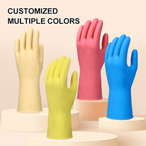 Gants <span class=keywords><strong>de</strong></span> ménage XINGYU en <span class=keywords><strong>latex</strong></span>, entièrement enduits, pratiques, doux et délicats pour le nettoyage domestique - Product Image 6