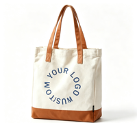 Grand sac fourre-tout de voyage pliable avec fermeture éclair, en toile de coton recyclé écologique, sac cadeau vierge à longues poignées avec logo personnalisé