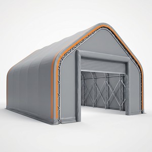 Promotion : Tente de stockage de 1000 m² en tissu pour entrepôt, structure de protection certifiée, galvanisée, résistante au froid, sans PVC, en acier galvanisé - Product Image 5