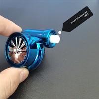 Diffuseur de parfum désodorisant pour voiture en alliage de zinc, style turbocompresseur, bâtonnet parfumé, clip de ventilation, décoration pour voiture