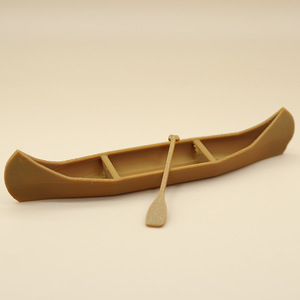 Modelo de canoa de micro-paisaje de arquitectura antigua, adorno decorativo para mesa de arena y jardín, pequeño adorno de escena en <span class=keywords><strong>miniatura</strong></span> - Product Image 2