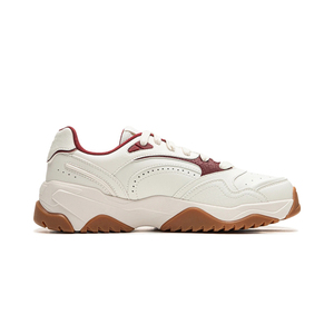 Retro Platform Chunky Sneakers Color Block Synthetic Leather Upper <b>Non</b> <b>Slip</b> Rubber Outsole Lace Up Casual Daily Footwear - Product Image 4