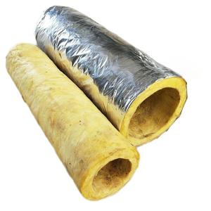 Tuyaux isolés en fibre <span class=keywords><strong>de</strong></span> <span class=keywords><strong>laine</strong></span> <span class=keywords><strong>de</strong></span> <span class=keywords><strong>verre</strong></span> <span class=keywords><strong>de</strong></span> style design industriel avec matériau résistant à la chaleur en fibre thermique en aluminium - Product Image 4