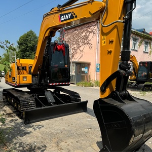 Mini-excavatrice Sany SY95C d'occasion de 9,5 tonnes, mini-excavatrice d'occasion pour la ferme et la maison, moteur Isuzu, pompe à roulement Kawasaki Yanmar - Product Image 1