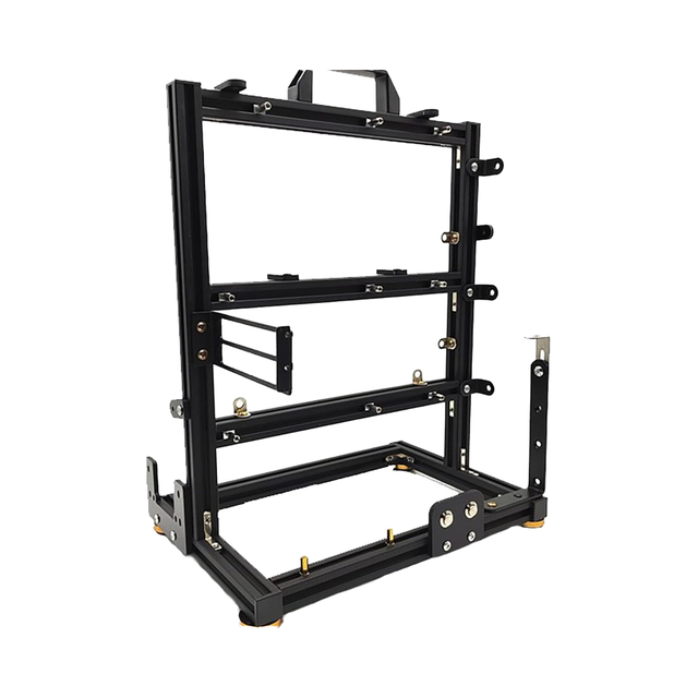 YQ YQ-01 Open Frame Aluminum PC Bench Stand Creative Assembly ATX Motherboard Support Portable Sheet Metal Fabrication