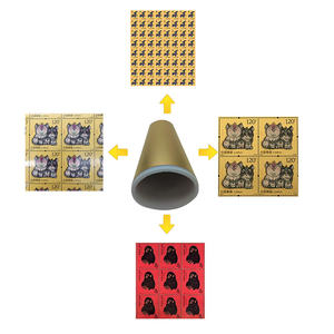 Prix usine 24k UV Processus d'impression A3 Feuille d'or pour les timbres d'or Objets de collection - Product Image 3