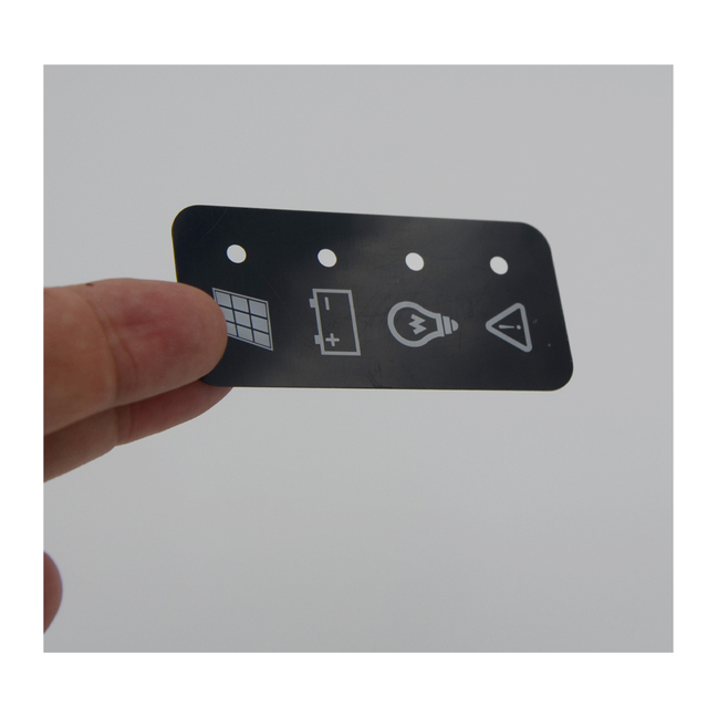 Front Panel Plastic Polycarbonate or PMMA CNC Engraving Key Pad Graphic Overlay Membrane Machinery Control Screen