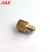 1/8 BSPT macho a 1/8-27 NPT hembra Sensor de calibre remitente latón CNC mecanizado adaptador de rosca reductor