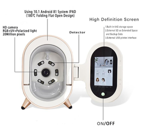 Miroir Magique 3D le Plus Récent avec Caméra HD 36 Millions <span class=keywords><strong>de</strong></span> Pixels, Analyseur <span class=keywords><strong>de</strong></span> Peau, Scanner d'Analyse, Soin Facial, Test d'Hydratation et Machine <span class=keywords><strong>de</strong></span> Diagnostic Facial - Product Image 4