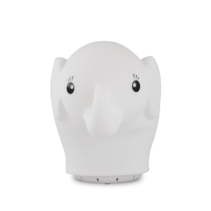 Lớn hình con voi LED Silicone động vật cao su đèn 2 Wát Máy tính-powered đêm Trần Loa Trắng tiếng ồn âm thanh máy - Product Image 1
