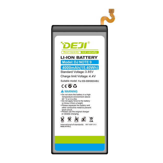 DEJI Original Capacity Mobile Phone EB-BN965ABU Battery for Samsung NOTE9 NOTE 9 N9600 Battery