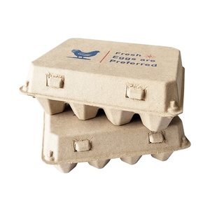 Hot Bán Nhà Máy Nhà Sản Xuất Zy Bao Bì Giấy Bột Giấy Hộp Trứng Biểu Tượng Tùy Chỉnh In Trên Nắp Để Đi 12 Tế Bào Khay Trứng Với Nắp - Product Image 4