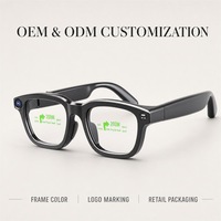Lunettes intelligentes à IA avec double lentille optique, affichage par guide d'ondes, traducteur de texte, prompteur vocal, compagnon de parole et contrôle tactile