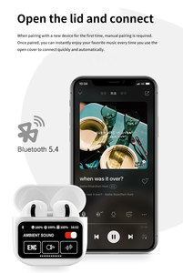 2025 <strong>New</strong> <strong>Design</strong> A11 Pro LCD Touch Screen Display Earbuds ANC TWS Waterproof In-ear Sports Wireless Earphones <strong>Headphones</strong> - Product Image 4