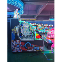 Machine de jeu d'arcade de tir à l'eau à quatre joueurs pour enfants et adultes, machine de jeu d'arcade à pièces pour salle de jeux d'amusement