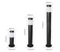 Lampu Taman LED cahaya luar ruangan penjualan laris lampu rumput Led 7W bahan baja aluminium