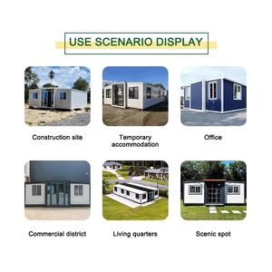 สไตล์เรียบง่าย1-4ห้องนอนบ้านพับขยายสำเร็จรูปเหมาะสำหรับการใช้ชีวิตด้วยตัวเองหรือเช่าโรงแรม - Product Image 5