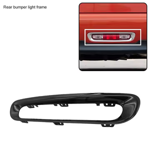 Para BMW <span class=keywords><strong>MINI</strong></span> R56 R57 R58 <span class=keywords><strong>R59</strong></span> Marco de luz de parachoques trasero nuevo negro luz antiniebla trasera cubierta embellecedora acabado actualización 51127260580 Coche - Product Image 3