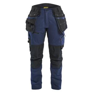BLAKLADER - 717011498699C36 Pantalones artesanos de mujer en elástico de 2 vías Azul marino oscuro/Negro-PANTALÓN DE TRABAJO EAN 7330509952306 - Product Image 1