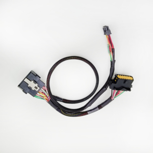 Tùy chỉnh OEM ODM Đen OBD2 <span class=keywords><strong>16</strong></span> <span class=keywords><strong>pin</strong></span> Splitter Y lắp ráp cáp dây nịt 12V cắm kết nối PVC chất lượng cao ô tô - Product Image 4