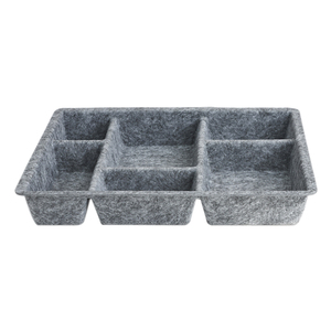 Factory Wholesale Sturdy Single Square PET Hard Shell Kitchen Office <b>Drawer</b> Organizers <b>Storage</b> <b>Boxes</b> & Bins - Product Image 3