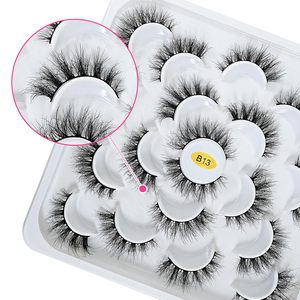 Extensions de cils 3D œil de chat en faux vison faites à la main, douces et naturelles, 5 paires, paquet de cils en bande artisanaux avec logo personnalisé - Product Image 3