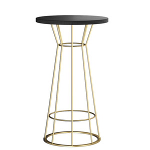 Mesa de Bar Mostrador Cóctel y mesas Taburetes Sillas altas Restaurante Muebles modernos para exteriores Juego de altura para el hogar Huel Bars - Product Image 1