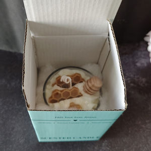 Velas Aromáticas de Lujo Hechas a Mano con Etiqueta <span class=keywords><strong>Privada</strong></span> Única, Velas Perfumadas de Cera de Soya con Forma de Pastel, Comida, Helado y Postre - Product Image 2