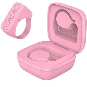 Bague connectée pour <span class=keywords><strong>TikTok</strong></span>, contrôle des applications E-book, musique, Kindle, déclencheur d'appareil <span class=keywords><strong>photo</strong></span> à distance, compatible avec les smartphones et tablettes iOS et Android - Product Image 1