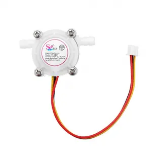 Sensore di flusso del caffè dell'acqua misuratore di portata misuratore di portata sensore indicatore di flusso contatore caudalimetro 0.1-5L/min YF-S401 bianco G1/4