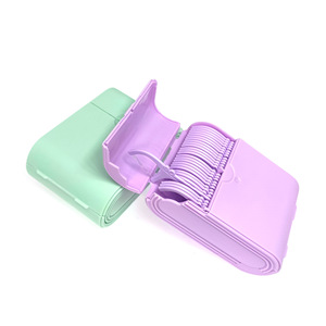 Cure-dents à double rangée, fil dentaire jetable, pack familial pour soins bucco-dentaires, boîte individuelle de fil dentaire. - Product Image 4