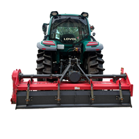 Tracteur à roues 4x4 de 120 CV avec moteur Weichai, excellente adaptabilité au terrain pour les terres montagneuses et les terres agricoles plates