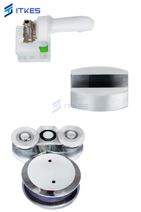 Rifornimento diretto della fabbrica porta scorrevole accessori puleggia connettore puleggia 304 in acciaio inox porta in vetro per bagno puleggia - Product Image 2