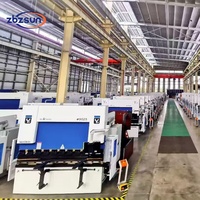 Presse plieuse CNC électrohydraulique entièrement automatique 160T 4000mm pour tôles d'aluminium, moteur pour la fabrication de tôles