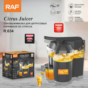 <span class=keywords><strong>Presse</strong></span>-agrumes électrique RAF R.634 300ML avec coupe-agrumes intégré, démarrage rapide, nettoyage facile, appareil <span class=keywords><strong>de</strong></span> cuisine - Product Image 2