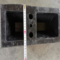 Butée de roue industrielle robuste en caoutchouc vulcanisé de 65 pouces, haute résistance à l'usure et aux températures, TG-DCR14 noire pour usage industriel
