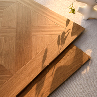Carreaux de céramique en porcelaine 800x800 mm, aspect parquet bois, pour salon, salle à manger, balcon
