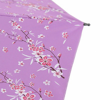 Paraguas con Estampado Floral, Plegable Manualmente, Resistente al Viento, Impermeable, Protección UV, para Lluvia y Sol, Regalo, Logotipo Personalizado, Proveedor Chino