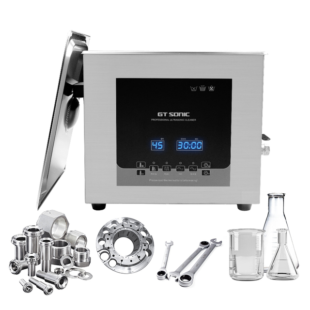 GT SONIC Electric 40KHz 6L Ultrasonic PCB Degreaser Circuit Board Stainless Steel SUS304 Tank 150W Power Degas Function Mobile