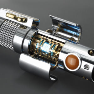 ดาบไลท์เซเบอร์ NEXUSSABER รุ่น Neopixel Blade ของอนาคิน สกายวอล์คเกอร์ พร้อมห้องคริสตัลหมุนได้แบบเปิดโชว์ คริสตัลไคเบอร์ ของสะสม ด้ามโลหะ - Product Image 6