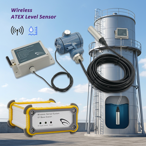 Capteur de niveau de liquide ATEX sans fil Smart NB IoT LoRaWAN Système intégré facile pour la surveillance du remplissage de la distance entre l'eau et le carburant - Product Image 1
