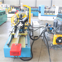 Machine de profilage automatique pour rails en C et U pour cloisons sèches, à largeur réglable par servomoteur PLC