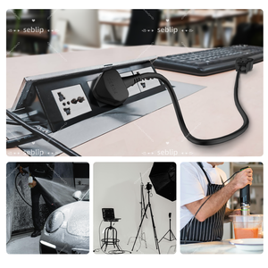 Reino Unido enchufe único extensión de alimentación fundida obturador de plomo resistente 2 clavijas macho hembra enchufe PVC cable de alimentación para uso hospitalario - Product Image 6