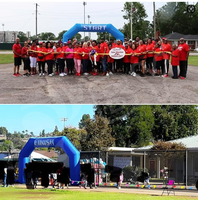 Arche de course gonflable personnalisée avec souffleur intégré, arche de départ/arrivée de marque pour événements sportifs de marathon et de cyclisme